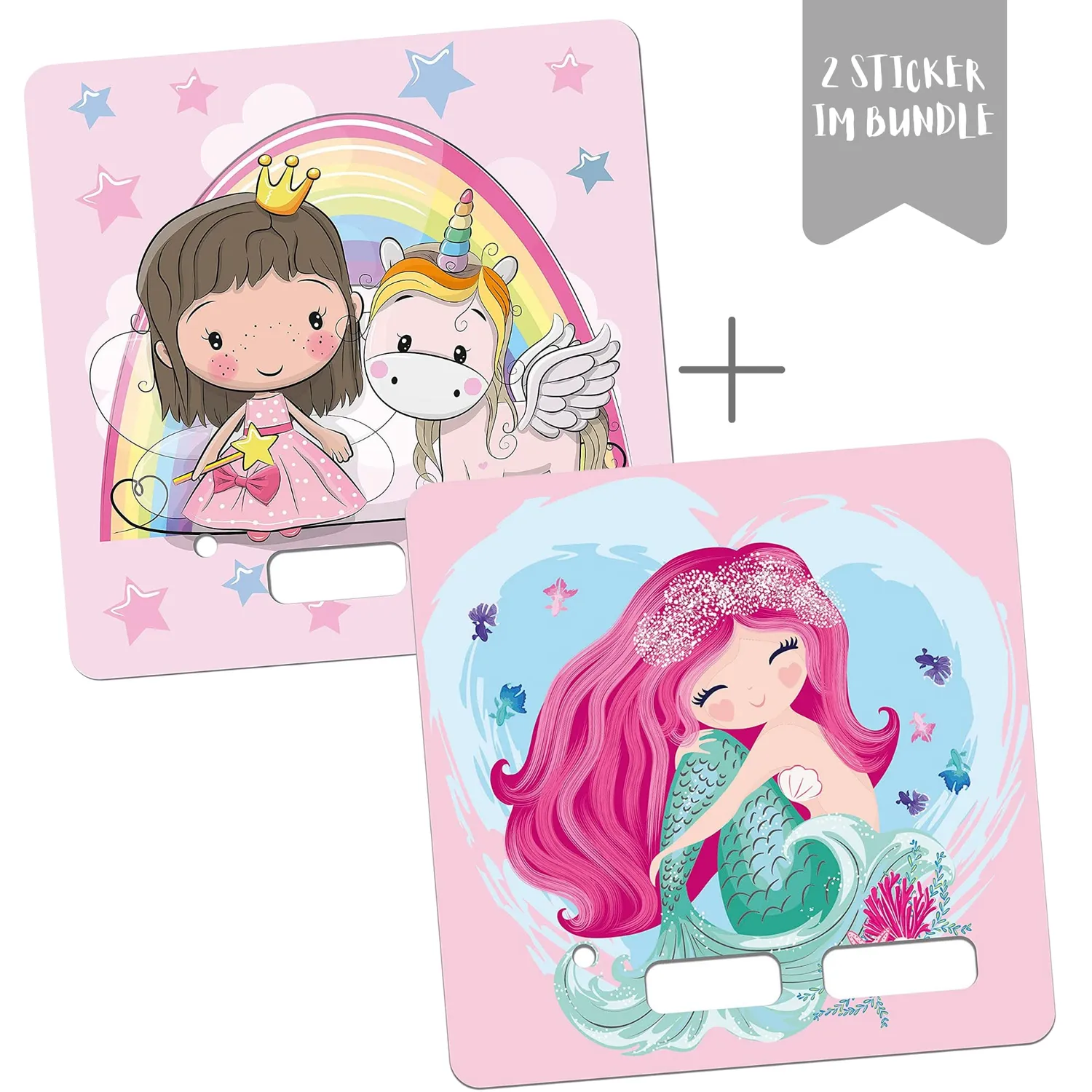 MeinBaby123 Fee Meerjungfrau Toniebox Sticker 2er Set Schutzfolie