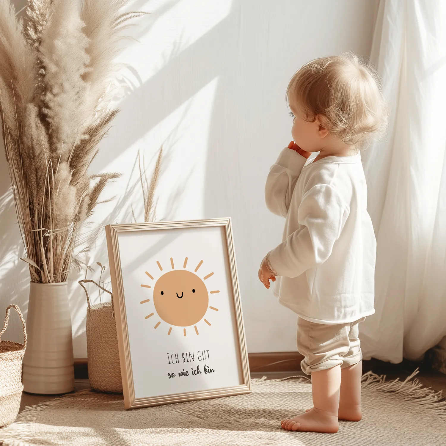 MeinBaby123 Poster Affirmation 6er Set A4 Boho Tiere