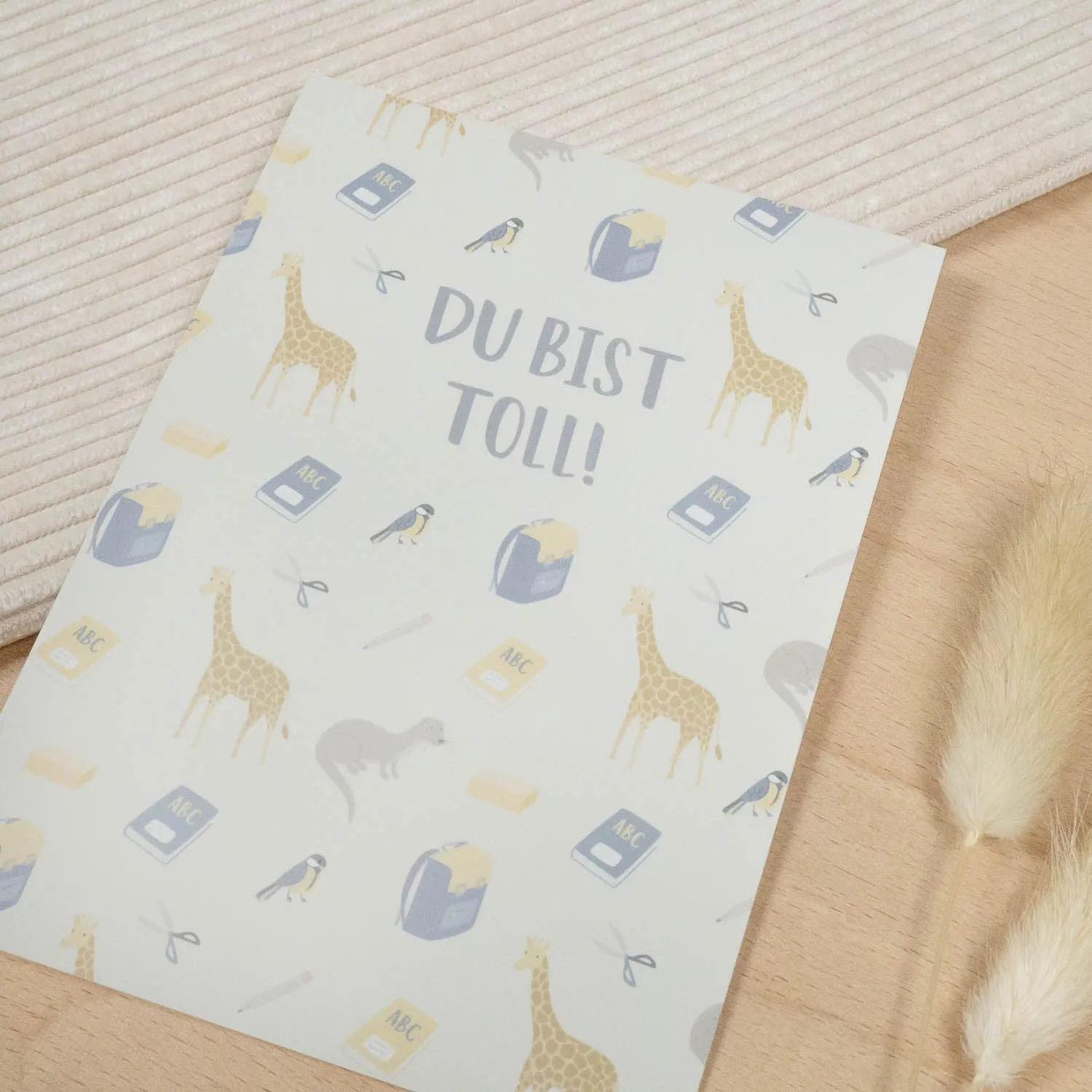MINTKIND Postkarte Du bist toll Natur DIN A6
