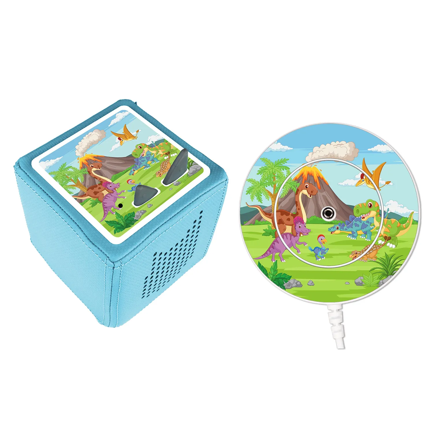MeinBaby123 Toniebox Schutzfolie Dino Bundle 2er Set