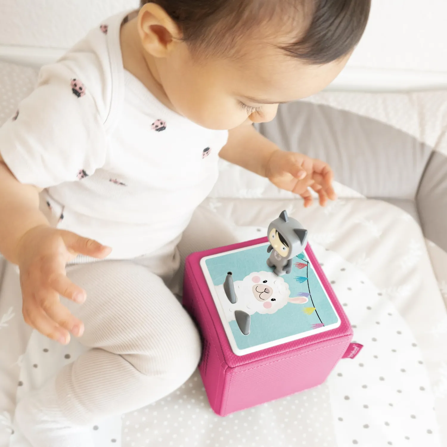 MeinBaby123 Toniebox Schutzfolie Sticker Alpaka