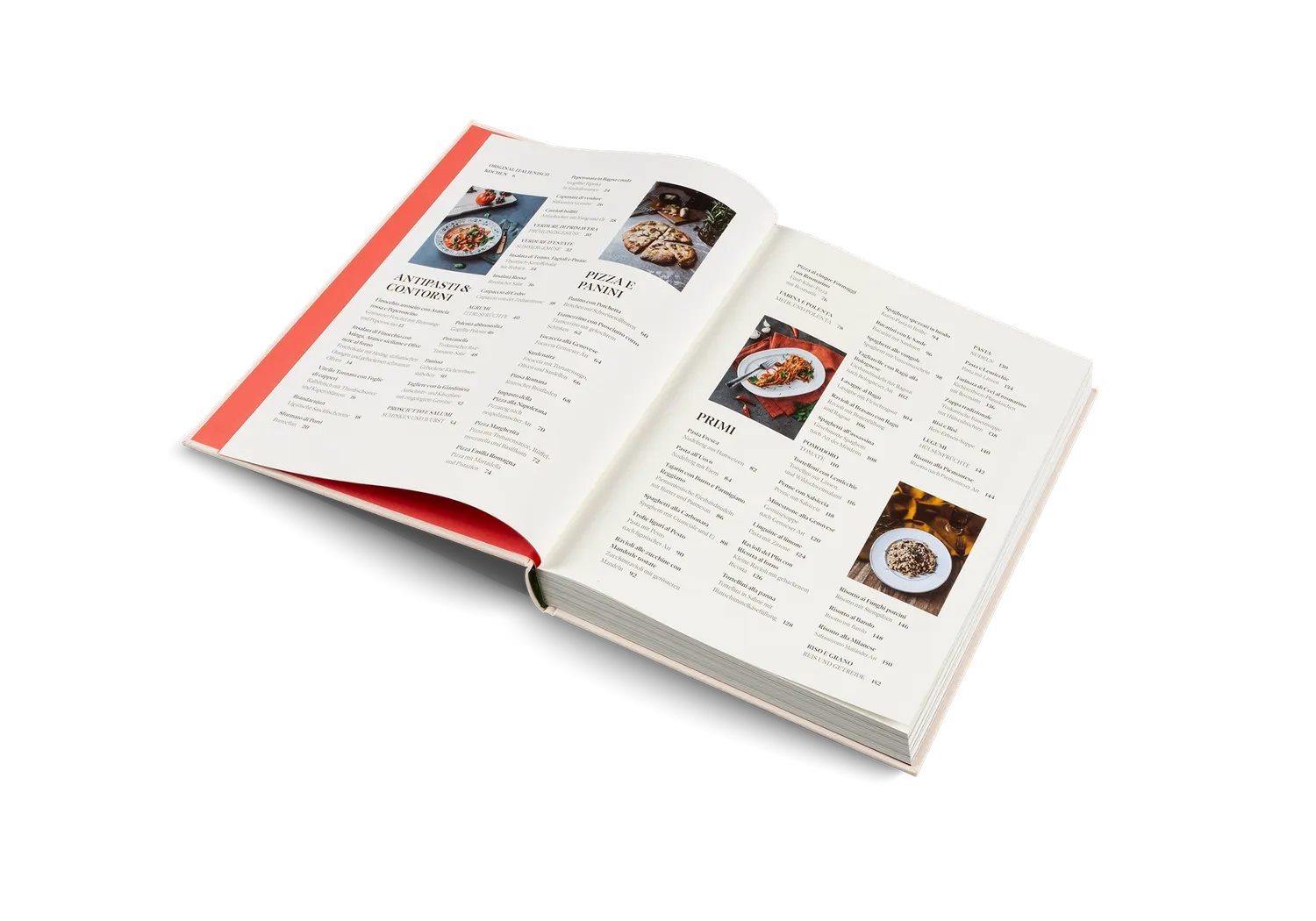 Gestalten Originale Kochbuch gebunden – italienische Küche