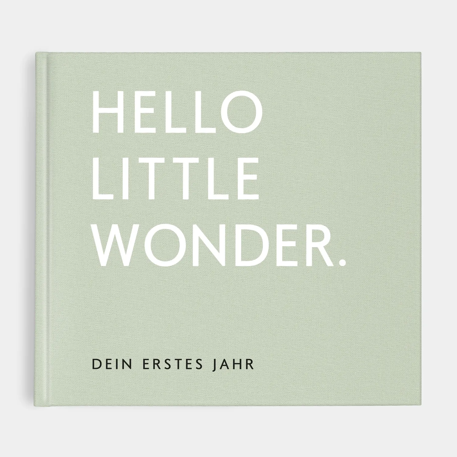 MINTKIND Baby-Tagebuch Leineneinband Beige gebunden 132 Seiten