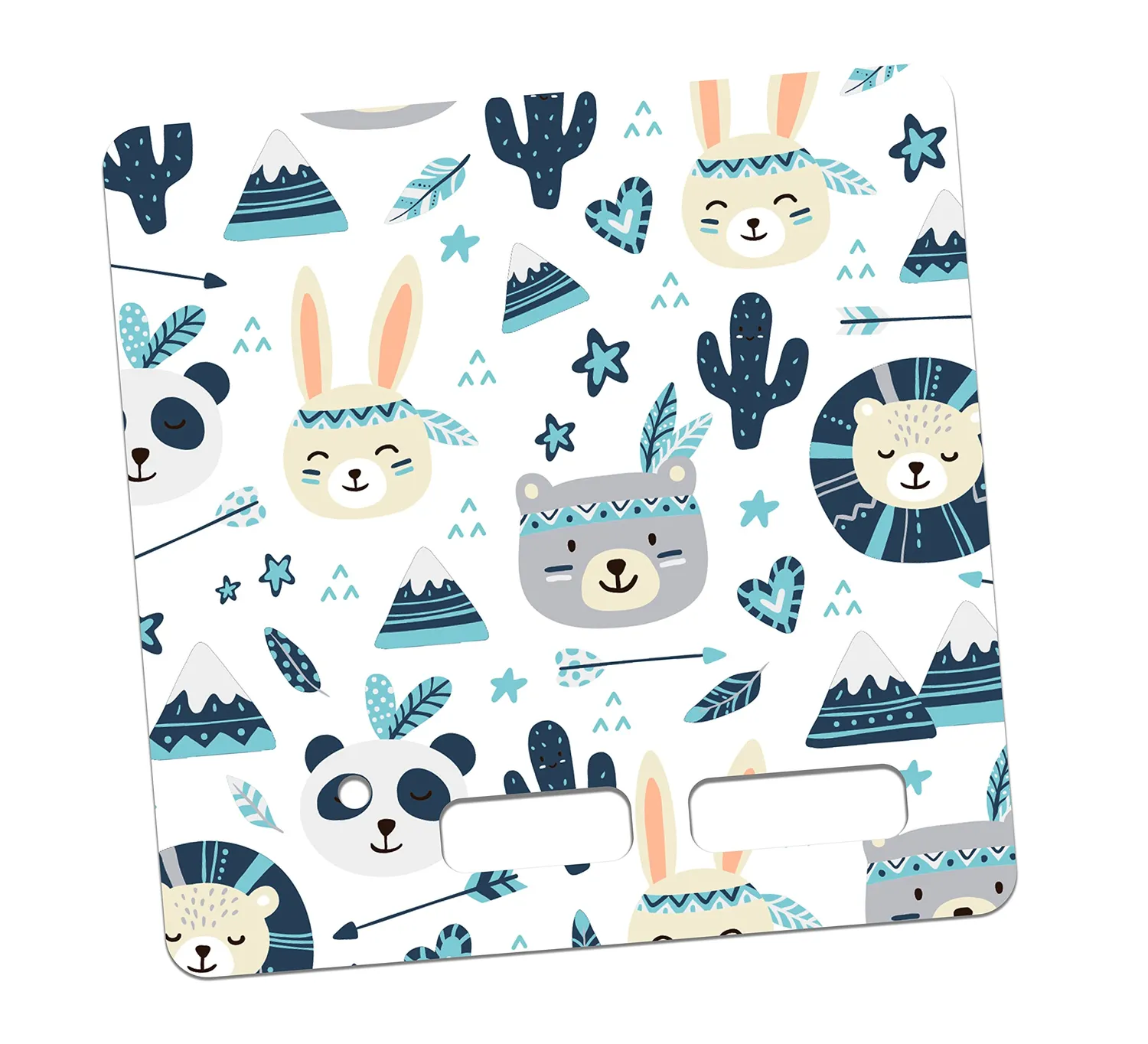 MeinBaby123 Toniebox Schutzfolie Boho Tiere Grau