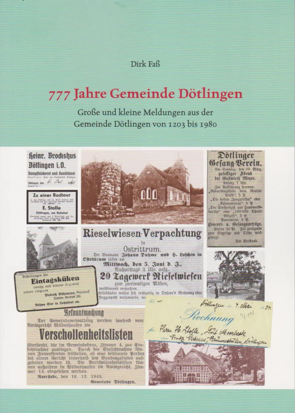 Isensee Nordwest 777 Jahre Gemeinde Dötlingen Buch Chronik