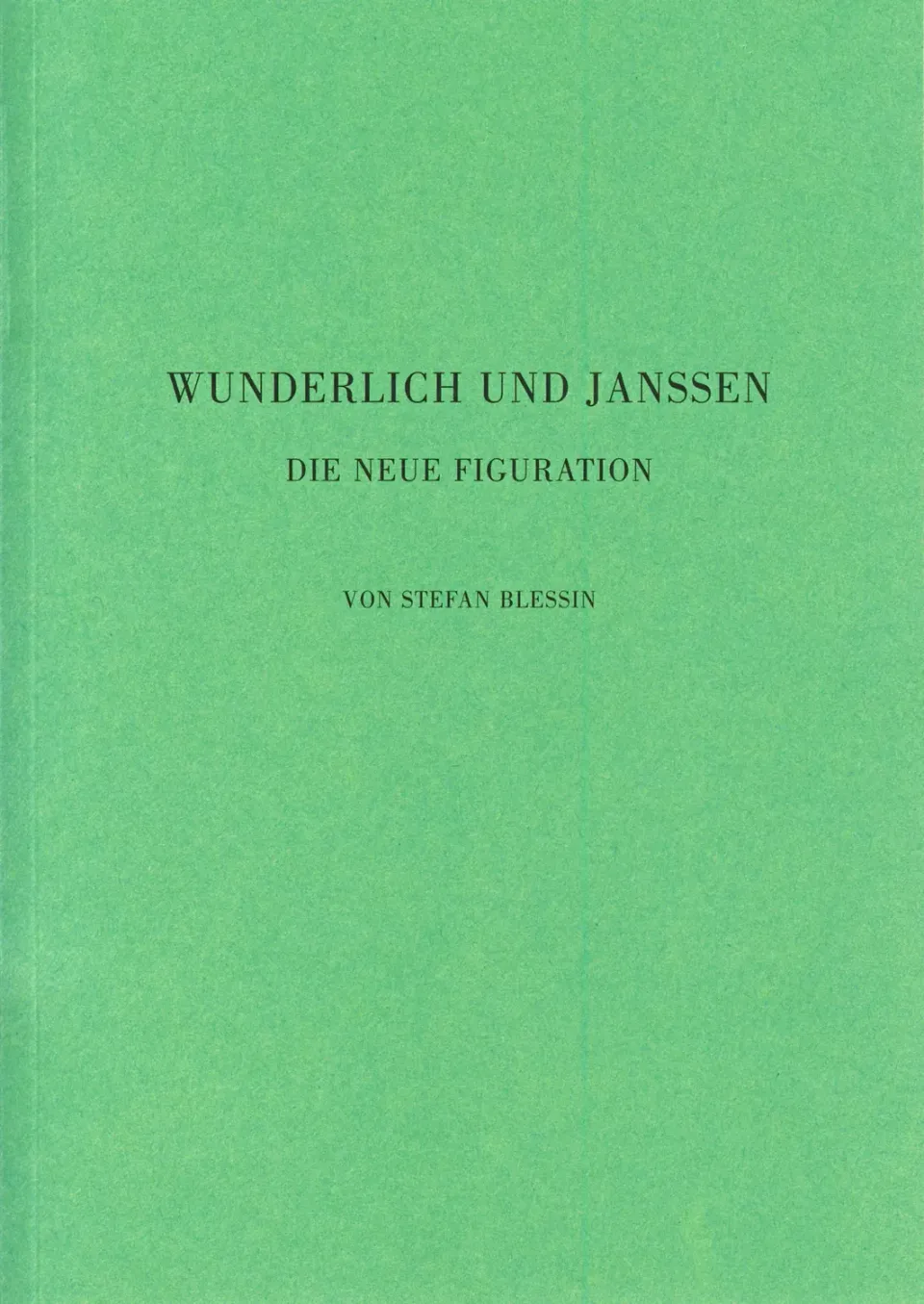 Isensee Kunst Wunderlich und Janssen Kunstbuch