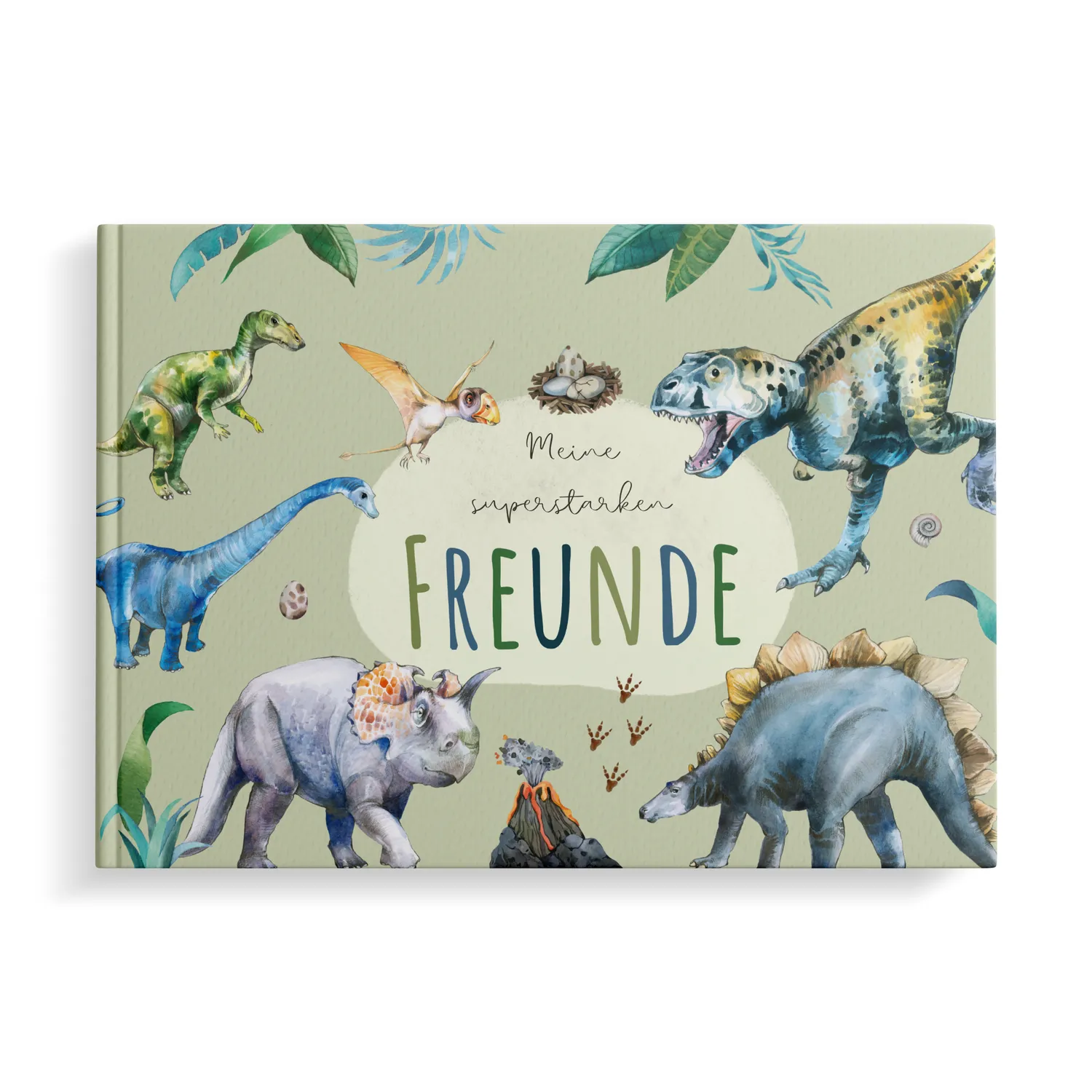 MeinBaby123 Dino Freundebuch Hardcover 26 Freunde