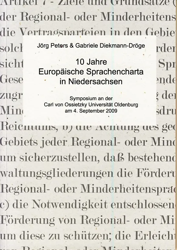 Isensee Verlag 10 Jahre Europäische Sprachencharta Sachbuch