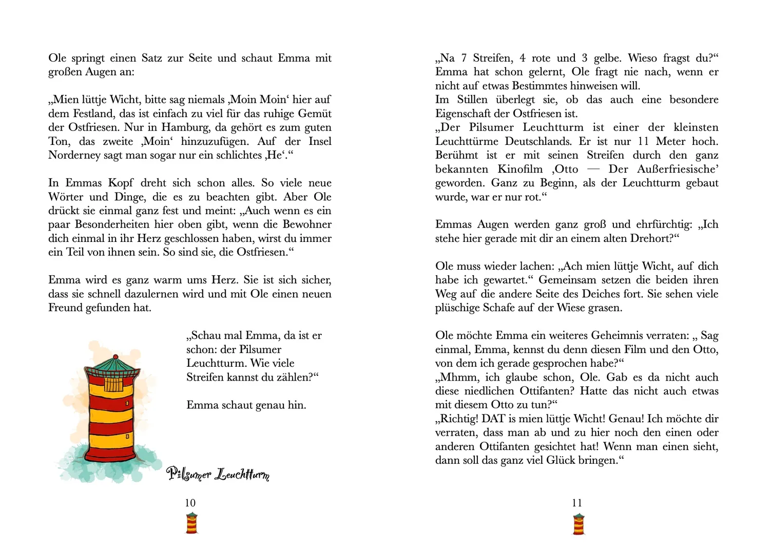 Isensee Literatur Emmas Abenteuer in Ostfriesland Kinderbuch