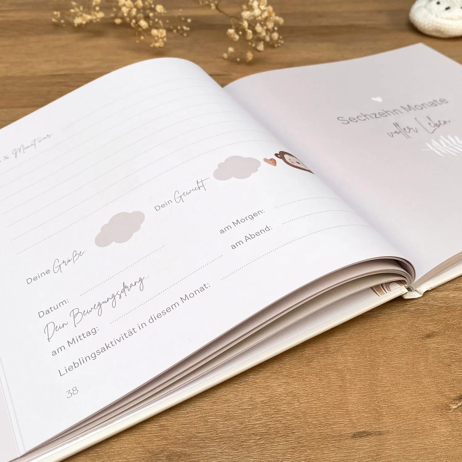 MeinBaby123 Babyalbum Dein zweites Jahr Leinen gebunden