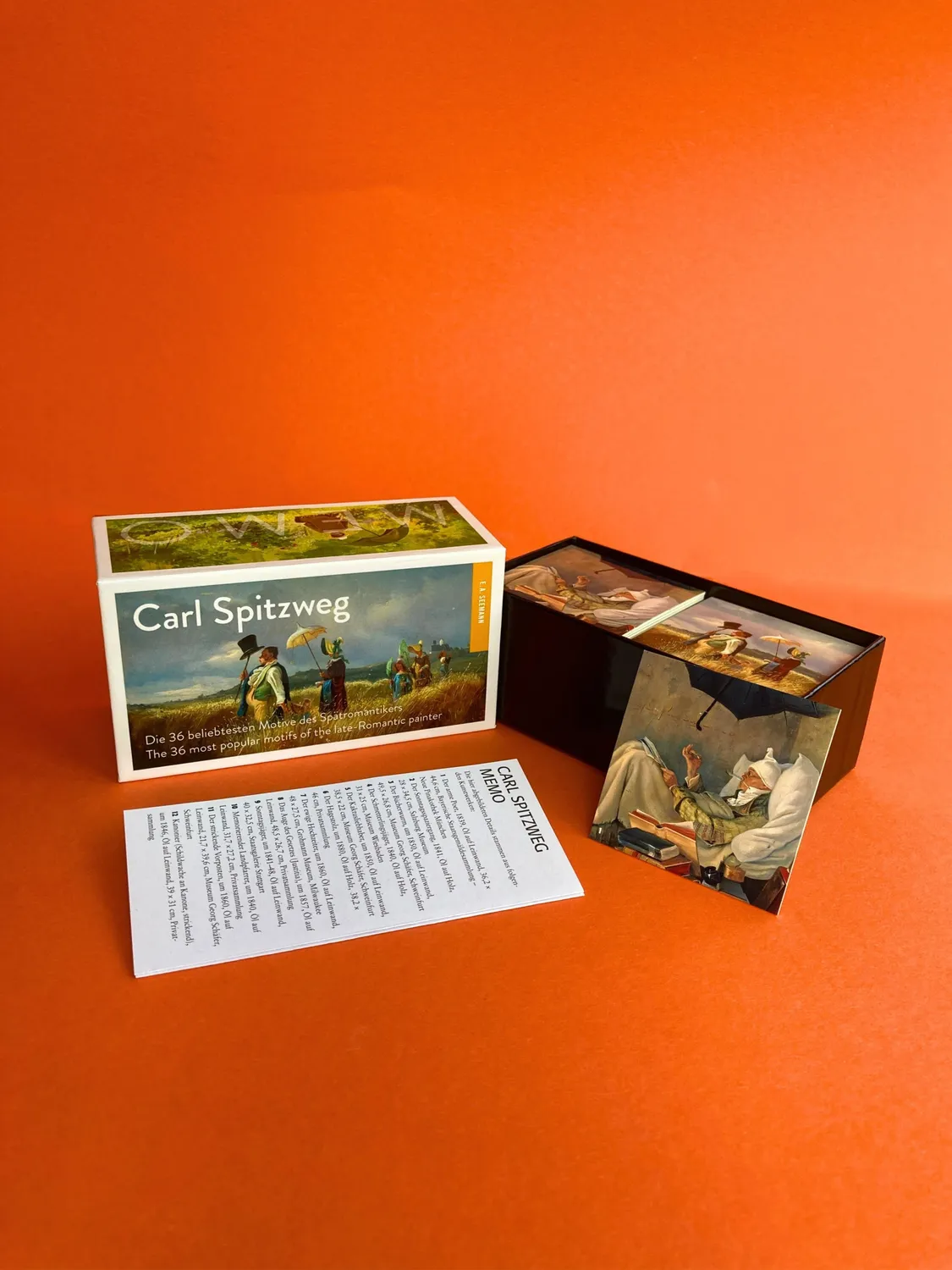 Seemann Henschel Carl Spitzweg Memo-Spiel 36 Karten Bildpaare