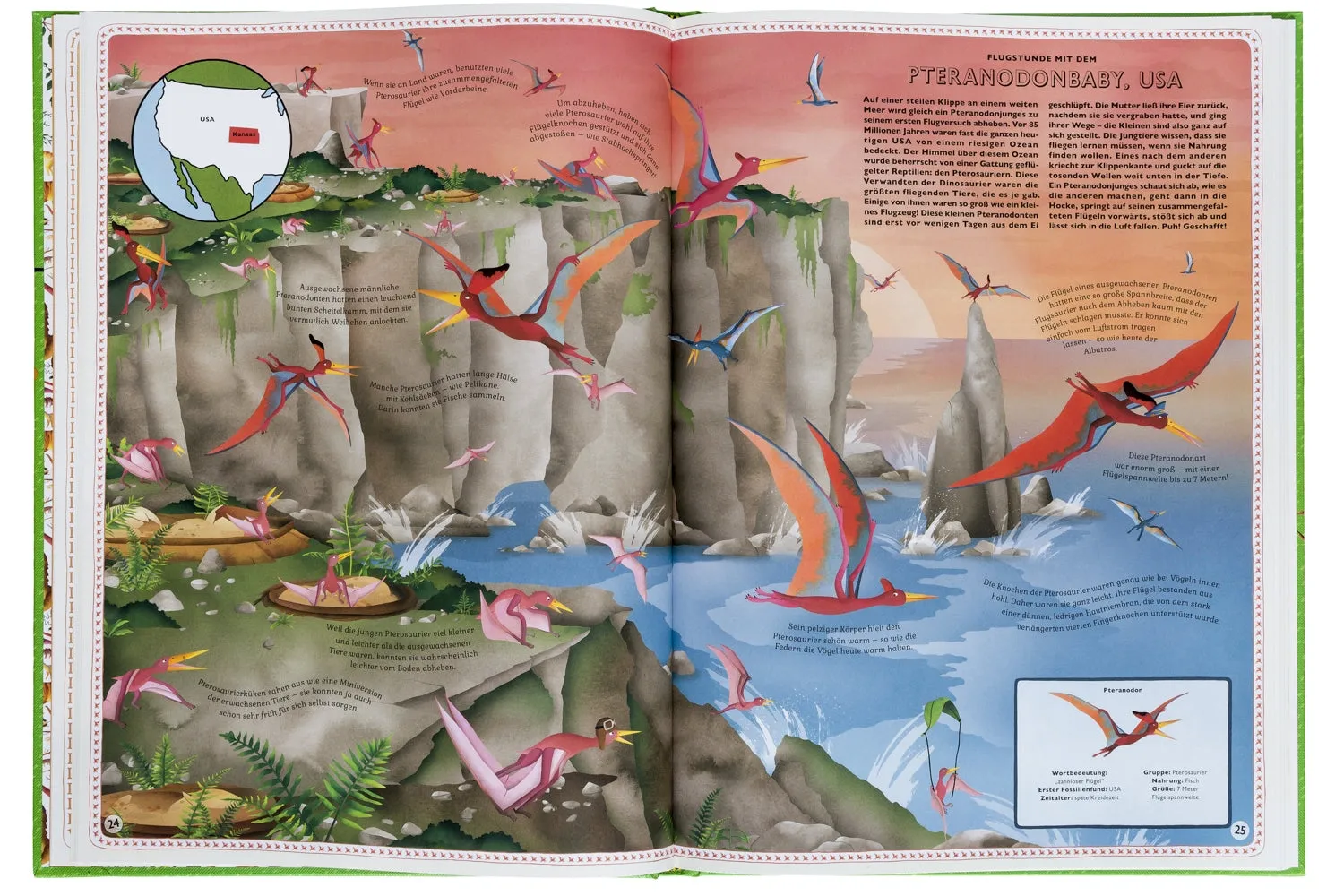 Gestalten Der Atlas der Dinosaurier Wimmelbuch 5-9 Jahre
