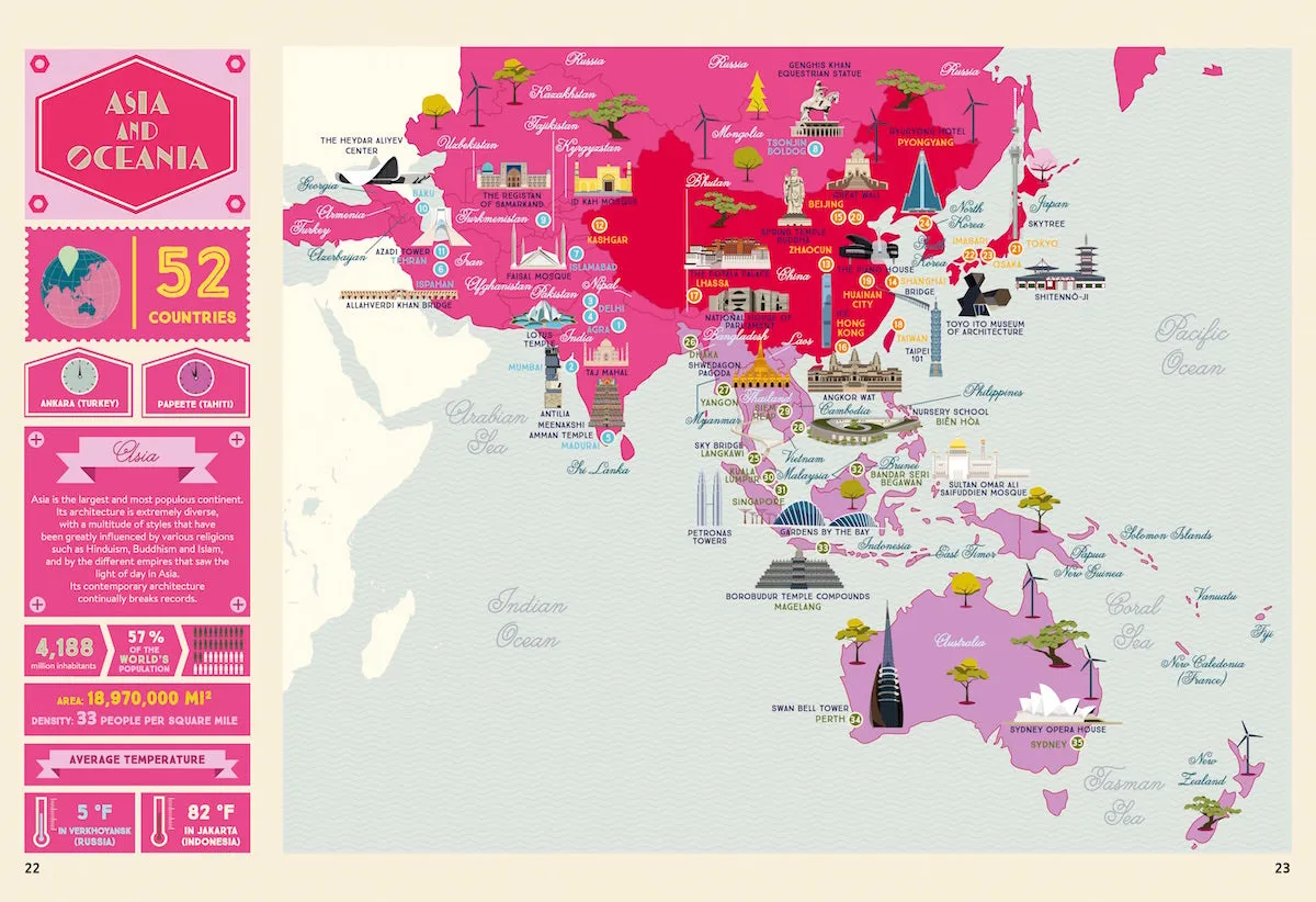 Kleine Gestalten Illustrated Atlas of Architecture Sachbuch