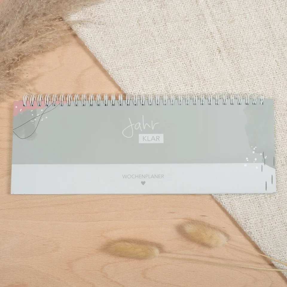 MINTKIND Jahr Klar Tischkalender Wochenplaner 52 Wochen