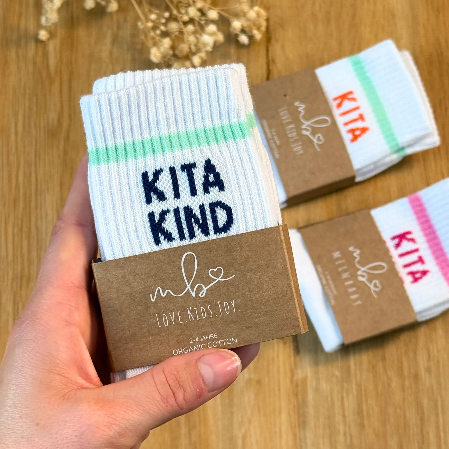 MeinBaby123 Kitakind Socken Blau 2-4 Jahre 1 Paar