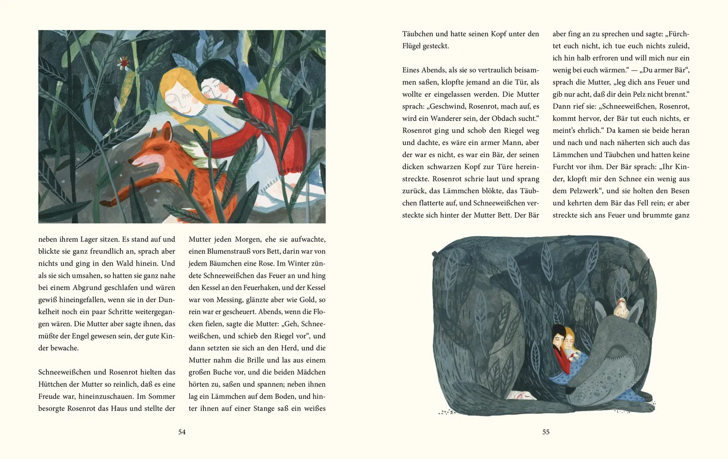 Gestalten Grimm Märchen Kinderbuch deutsch illustriert