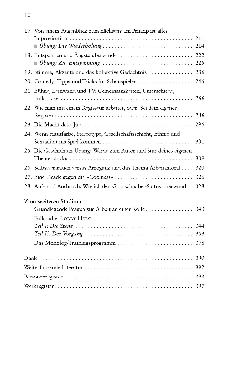 Seemann Henschel Schauspielen Sachbuch Larry Moss Methode