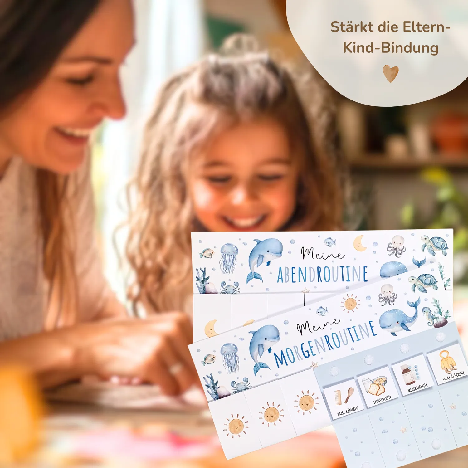 MeinBaby123 Morgen Abendroutine Unterwasserwelt Stundenplan PDF
