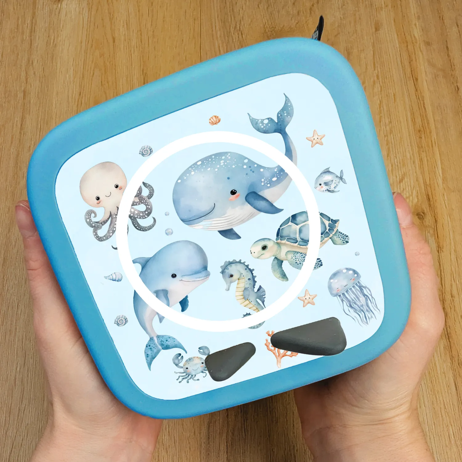 MeinBaby123 Toniebox 2 Schutzfolie Unterwasserwelt Blau