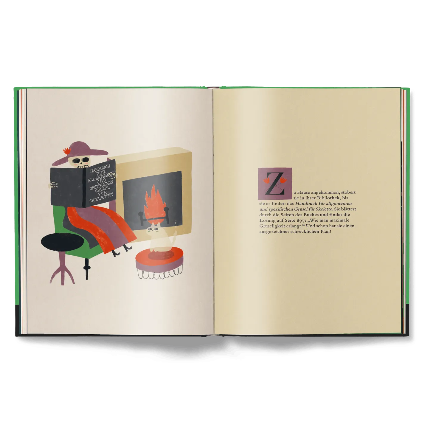 Kleine Gestalten Baronesse Gruselia Kinderbuch leuchtend