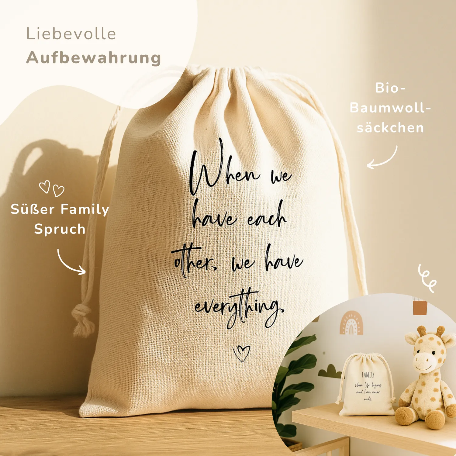 MeinBaby123 Babysocken Set I love Mom Baumwolle Karte