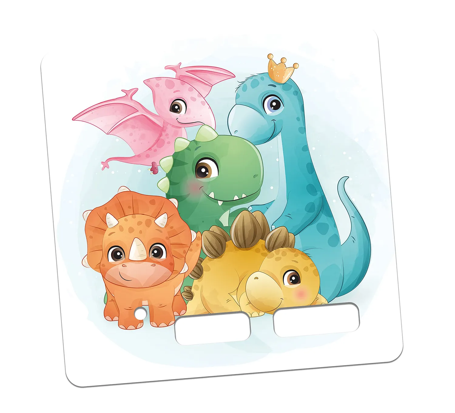 MeinBaby123 Dinosaurier süße Freunde Toniebox Schutzfolie wasserfest
