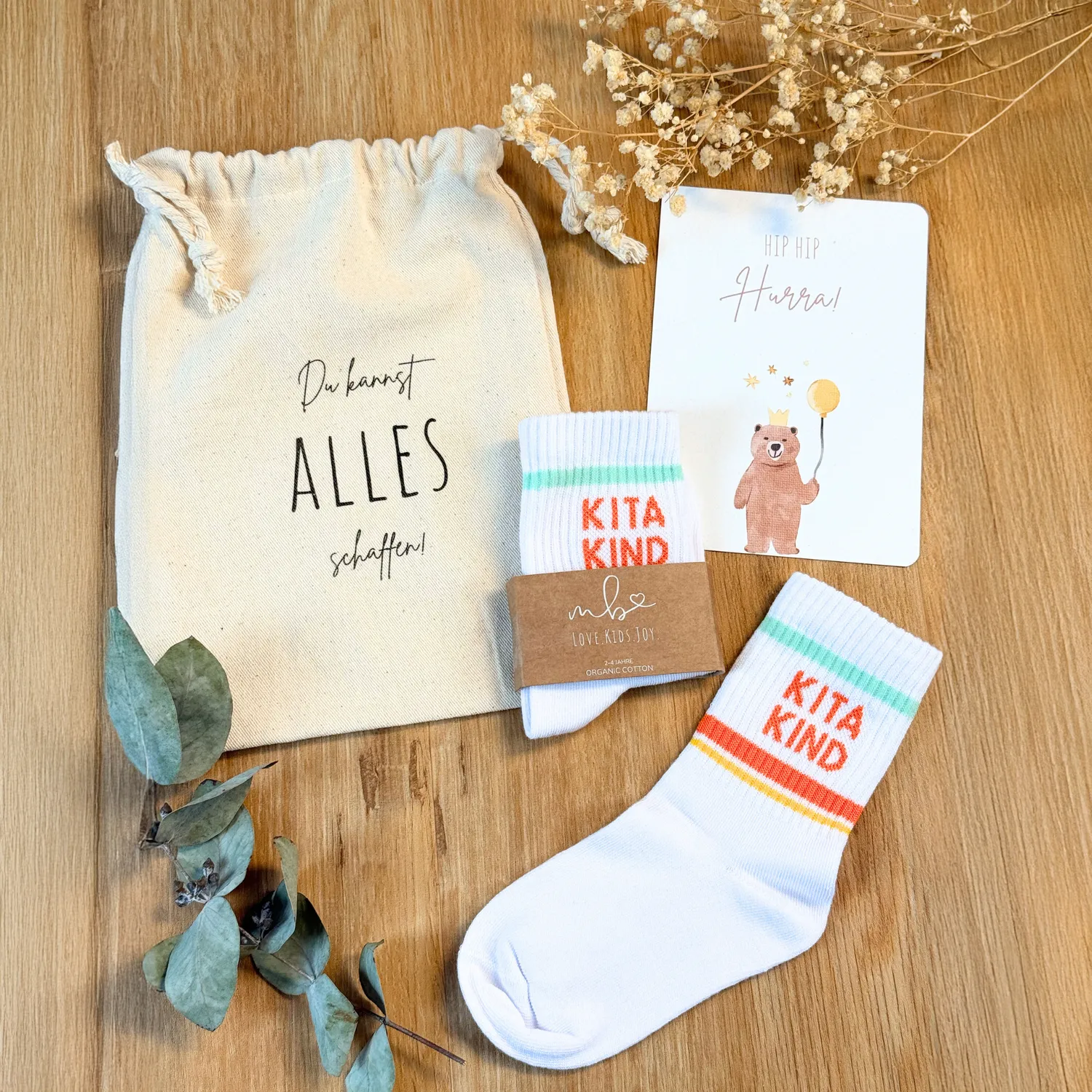MeinBaby123 Kitakind Socken Bunt Gr. 2-4 Jahre Baumwolle