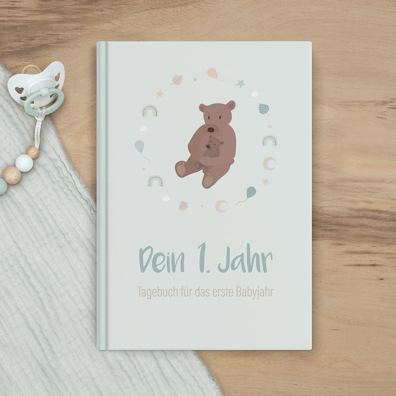 MINTKIND Babys erstes Jahr Baby-Tagebuch Fuchs 160 Seiten