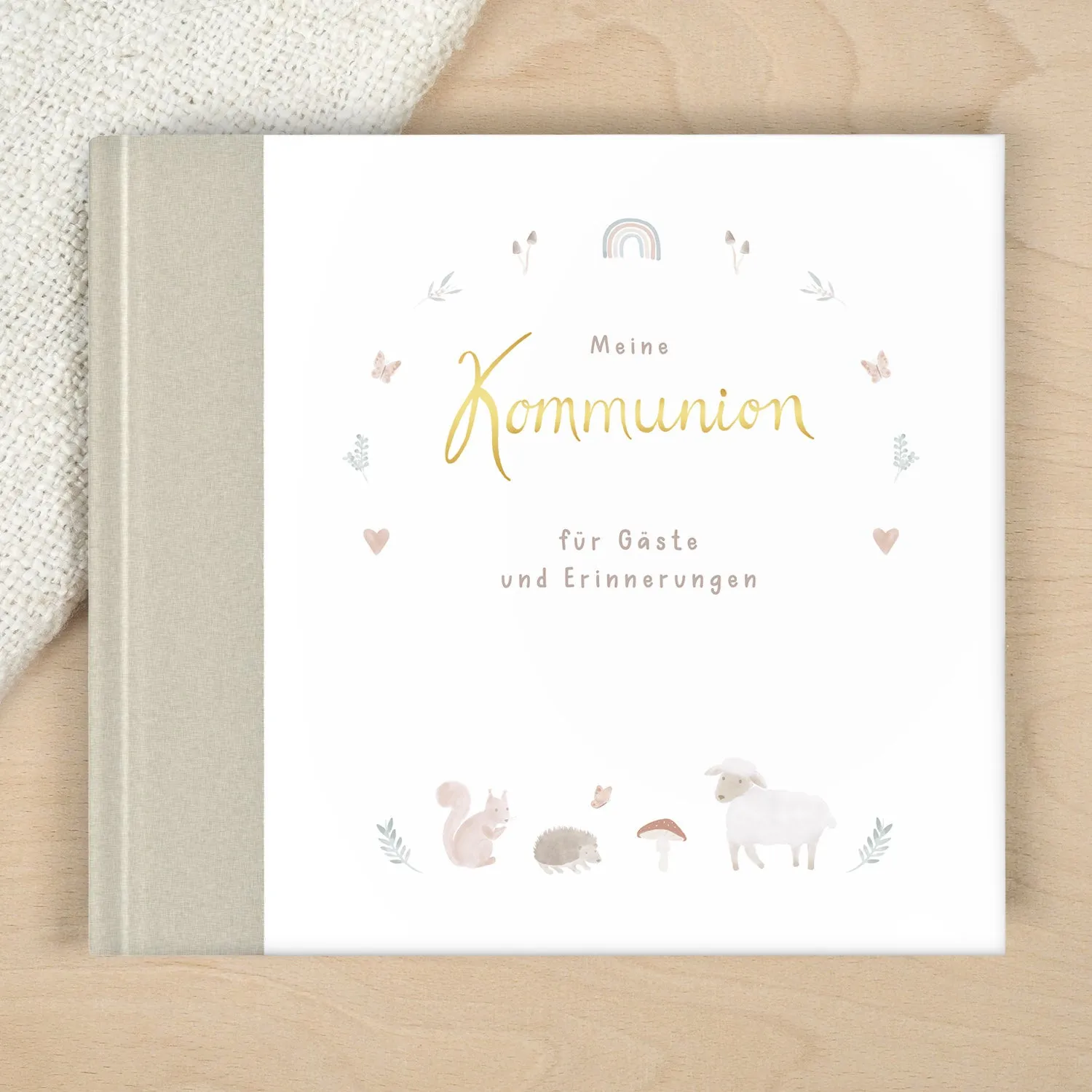 MINTKIND Meine Kommunion Gästebuch 72 Seiten Erinnerung