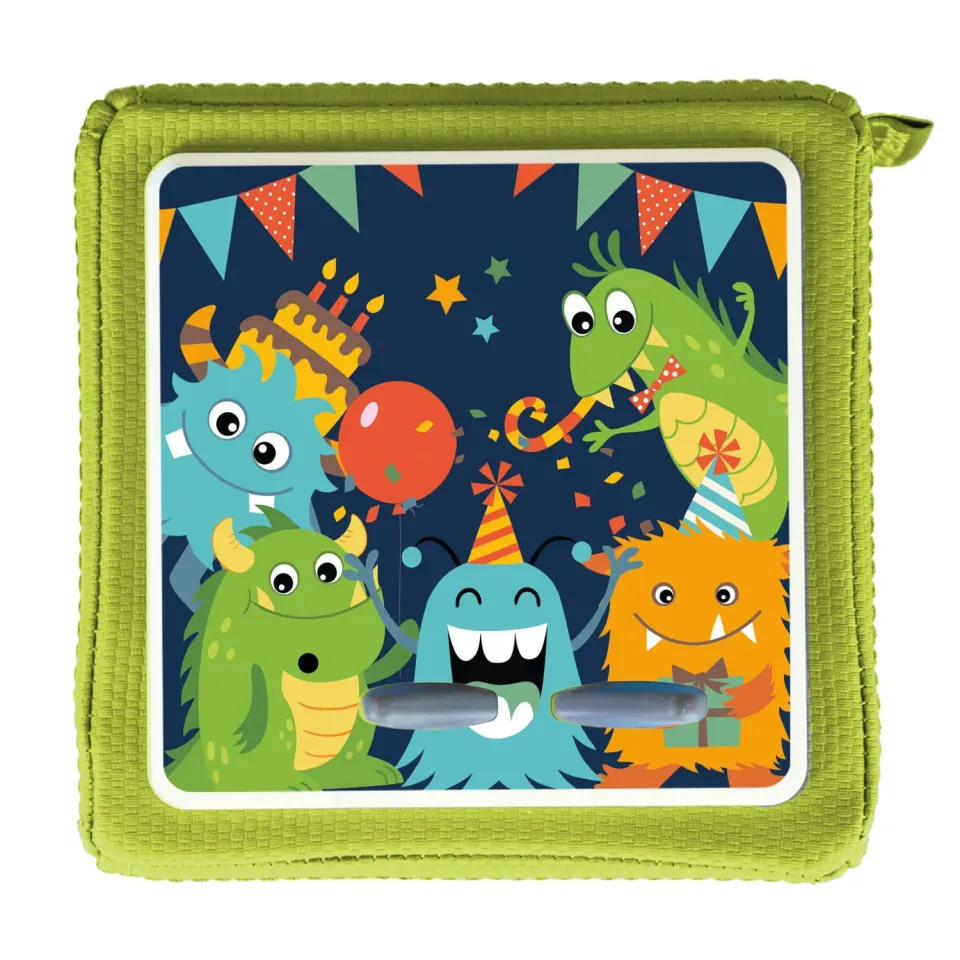 MeinBaby123 Toniebox Schutzfolie Monster Party Sticker bunt