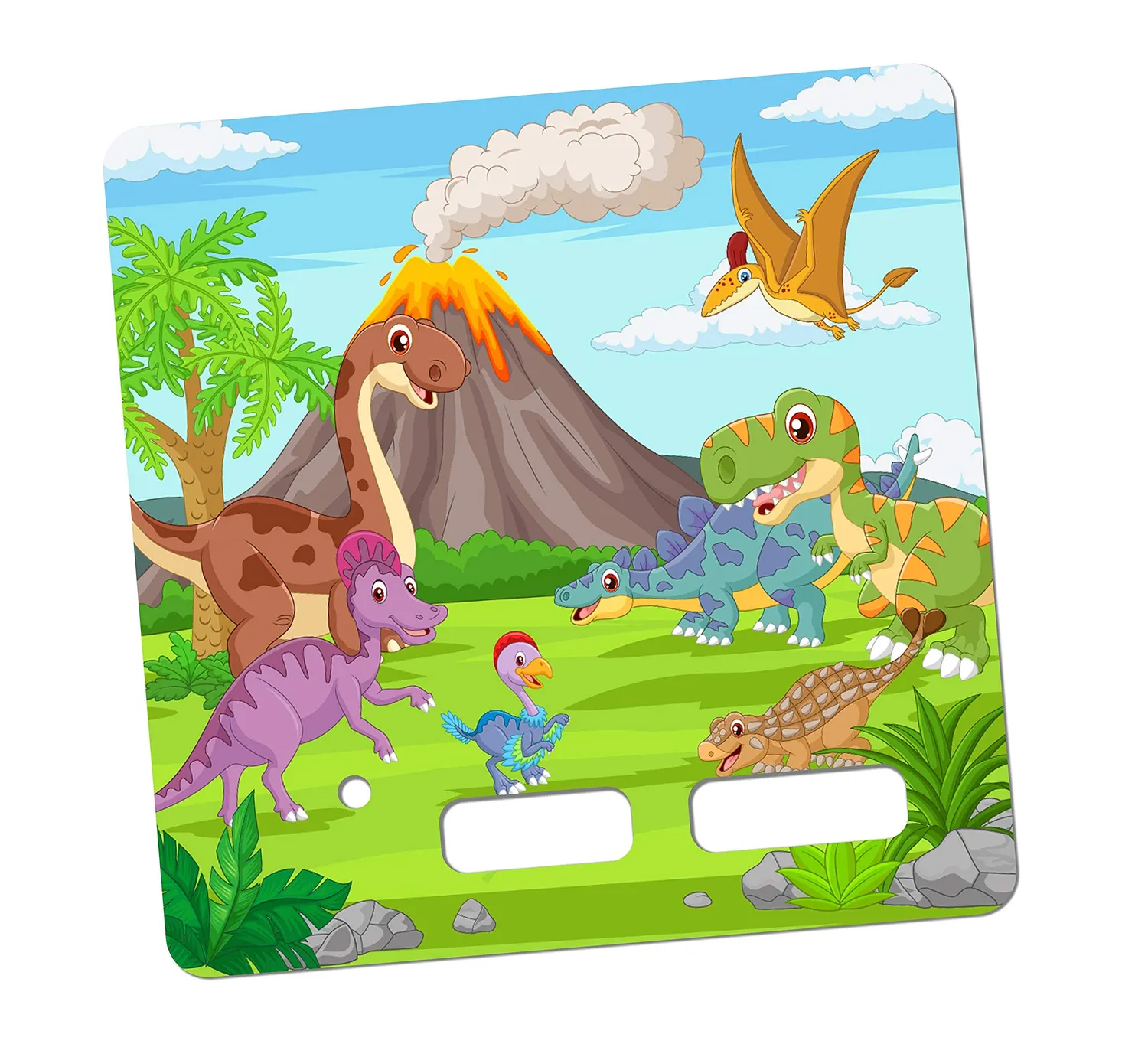 MeinBaby123 Dinosaurier Vulkan Toniebox Schutzfolie Sticker