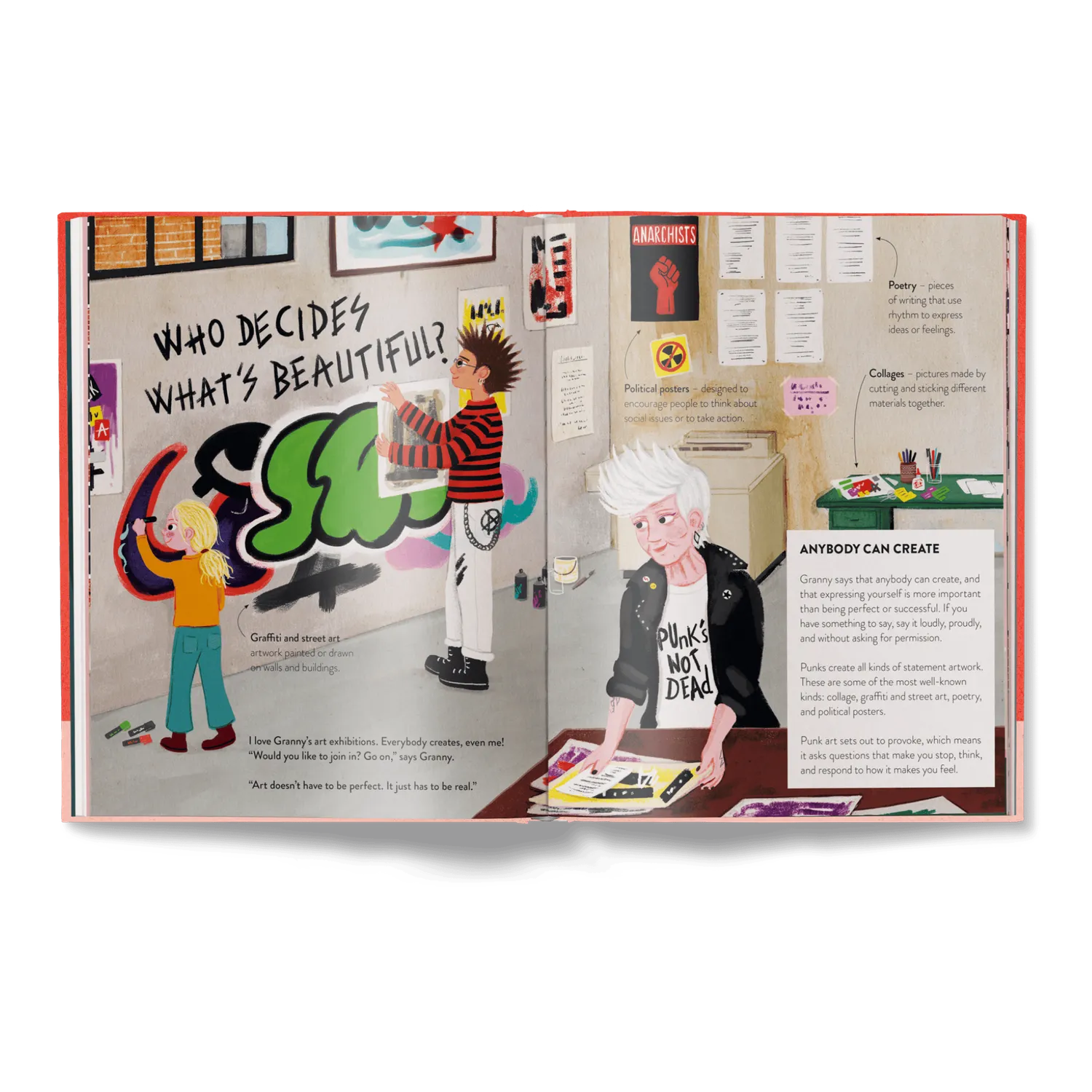 Gestalten Granny is a Punk Bilderbuch ab 5 Jahren