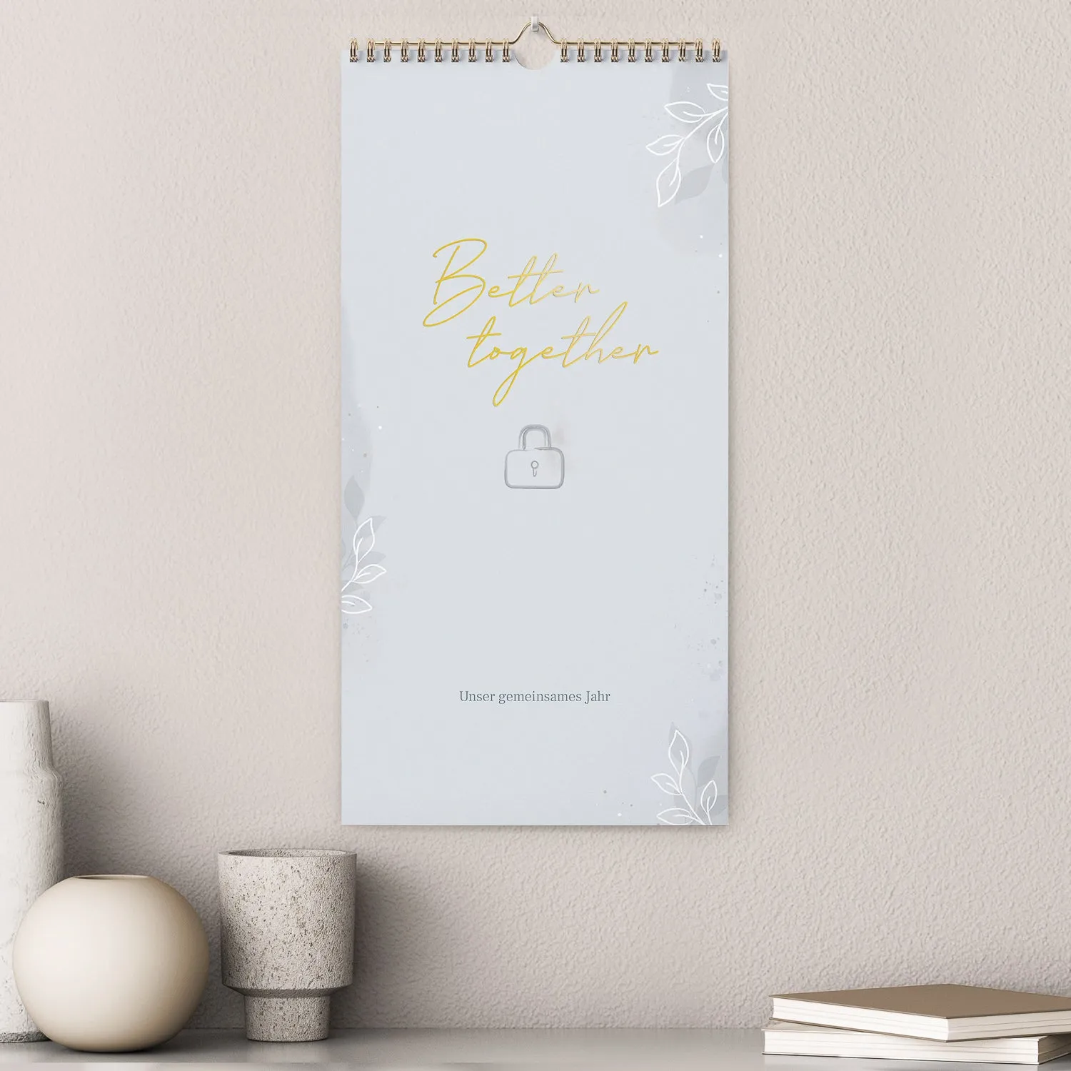 kind of hazel Paarkalender Wandkalender 21x42,5 cm