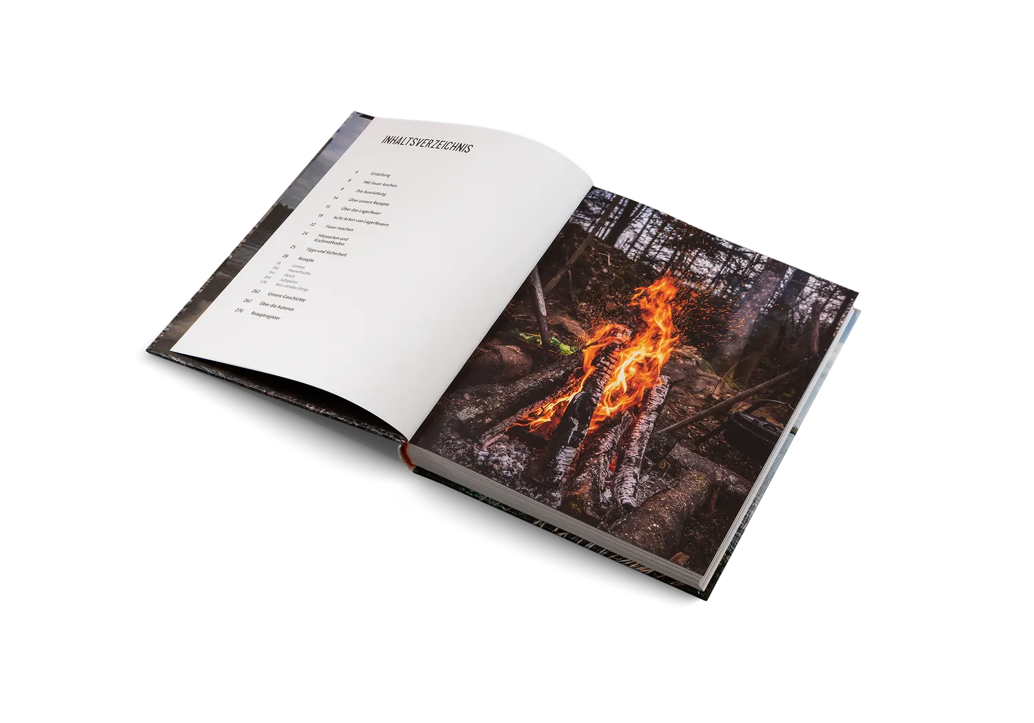 Gestalten Kochen mit Feuer Kochbuch Outdoor-Feuerküche