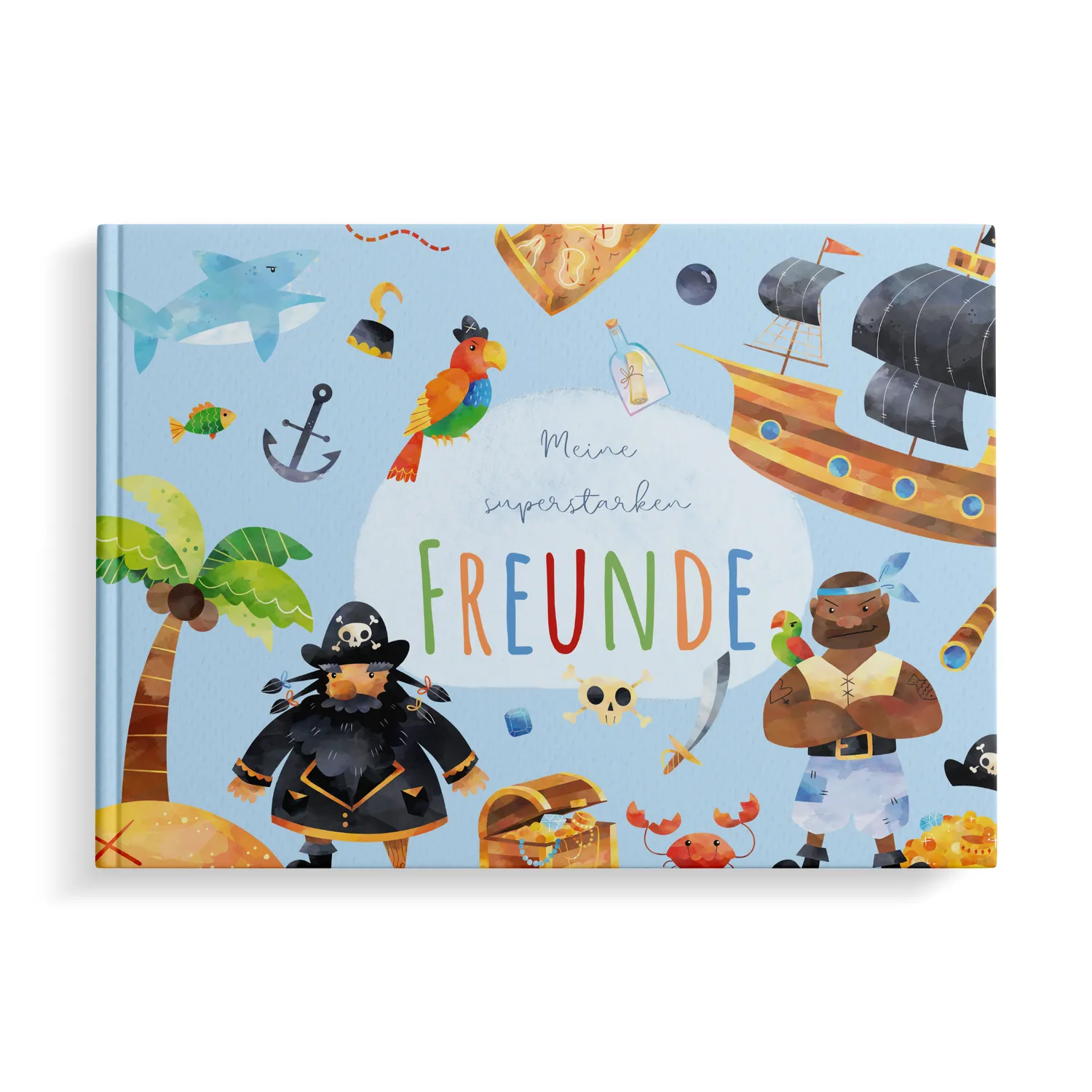 MeinBaby123 Freundebuch Piraten Hardcover 26 Freunde