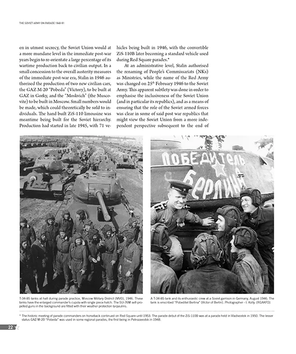 Canfora Publishing The Soviet Army on Parade 1946-1991 Bildband