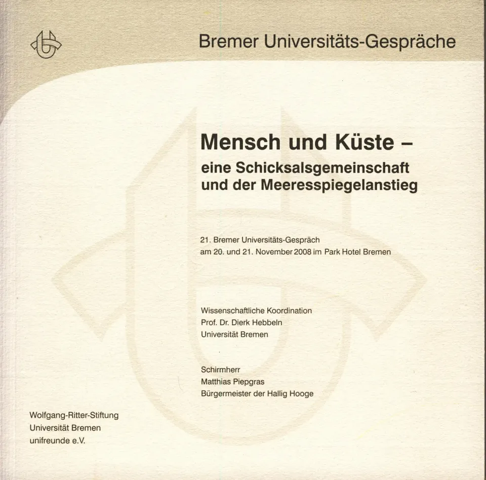 Isensee Nordwest Mensch und Küste Sachbuch Meeresspiegel