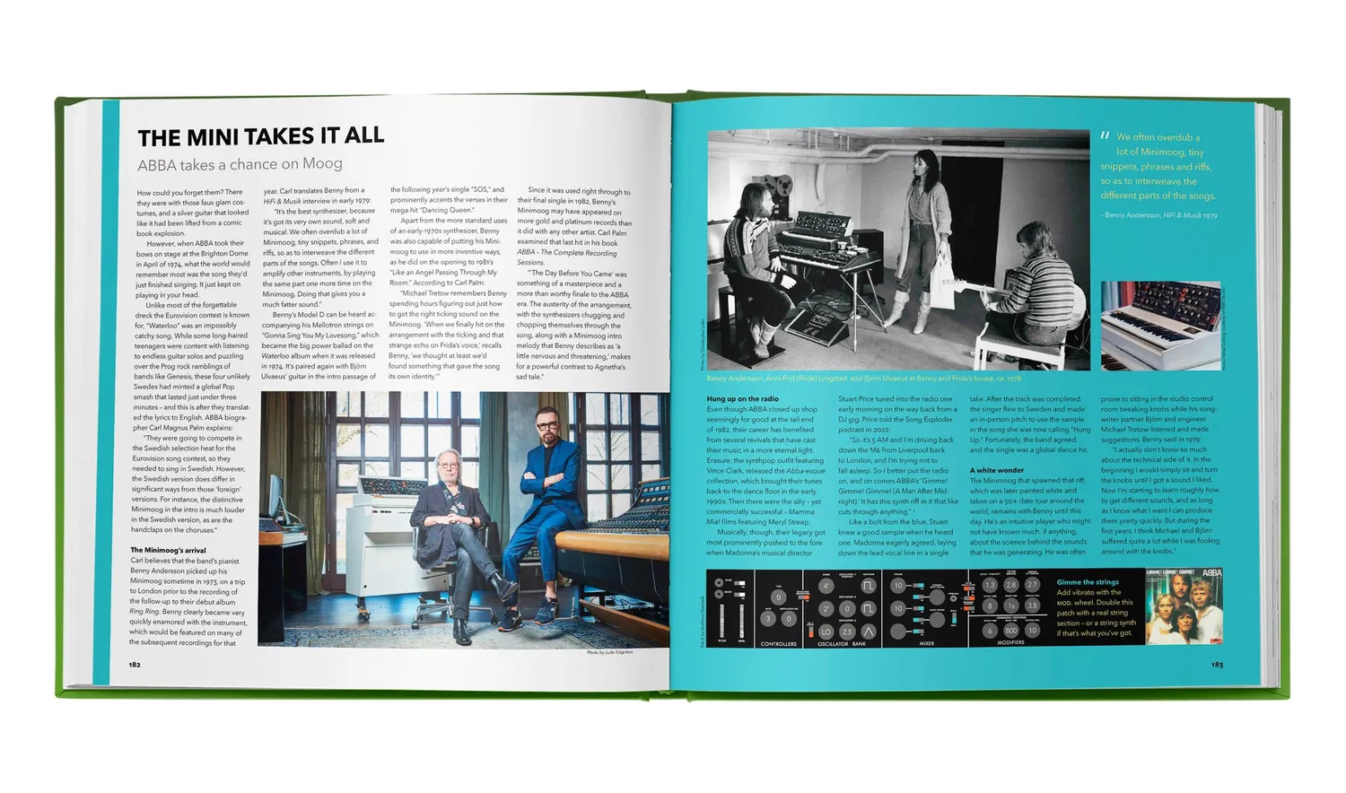 Bjooks The Minimoog Book Bildband gebunden Synthesizer-Geschichte
