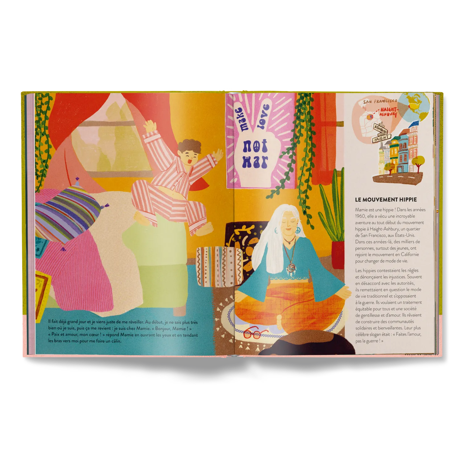 Little Gestalten Ma mamie est une hippie Bilderbuch