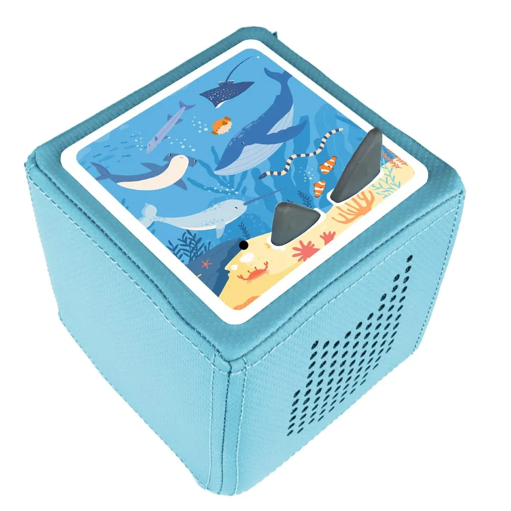 MeinBaby123 Wal Schutzfolie für Toniebox blau