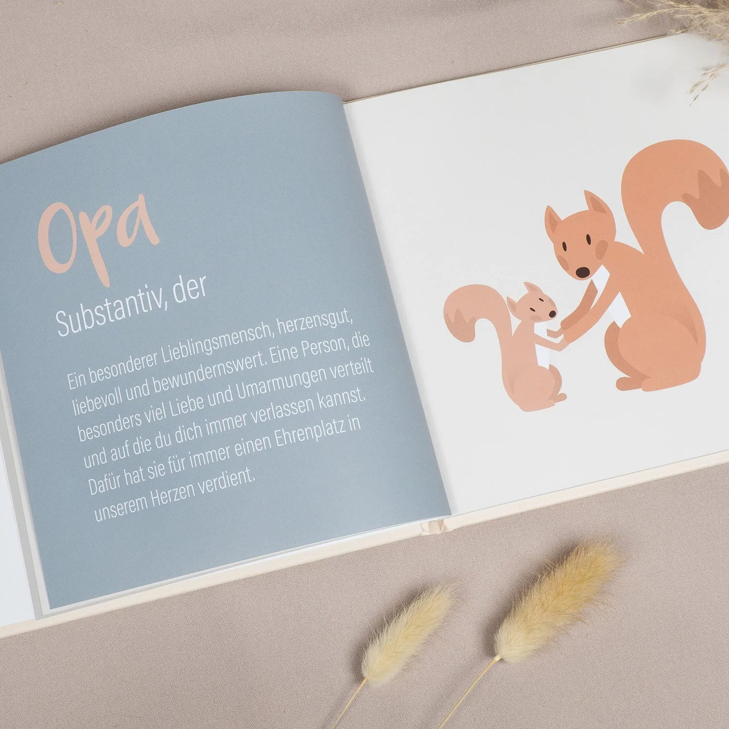 MINTKIND Opa Du bist toll Geschenkbuch Hardcover 32 Seiten
