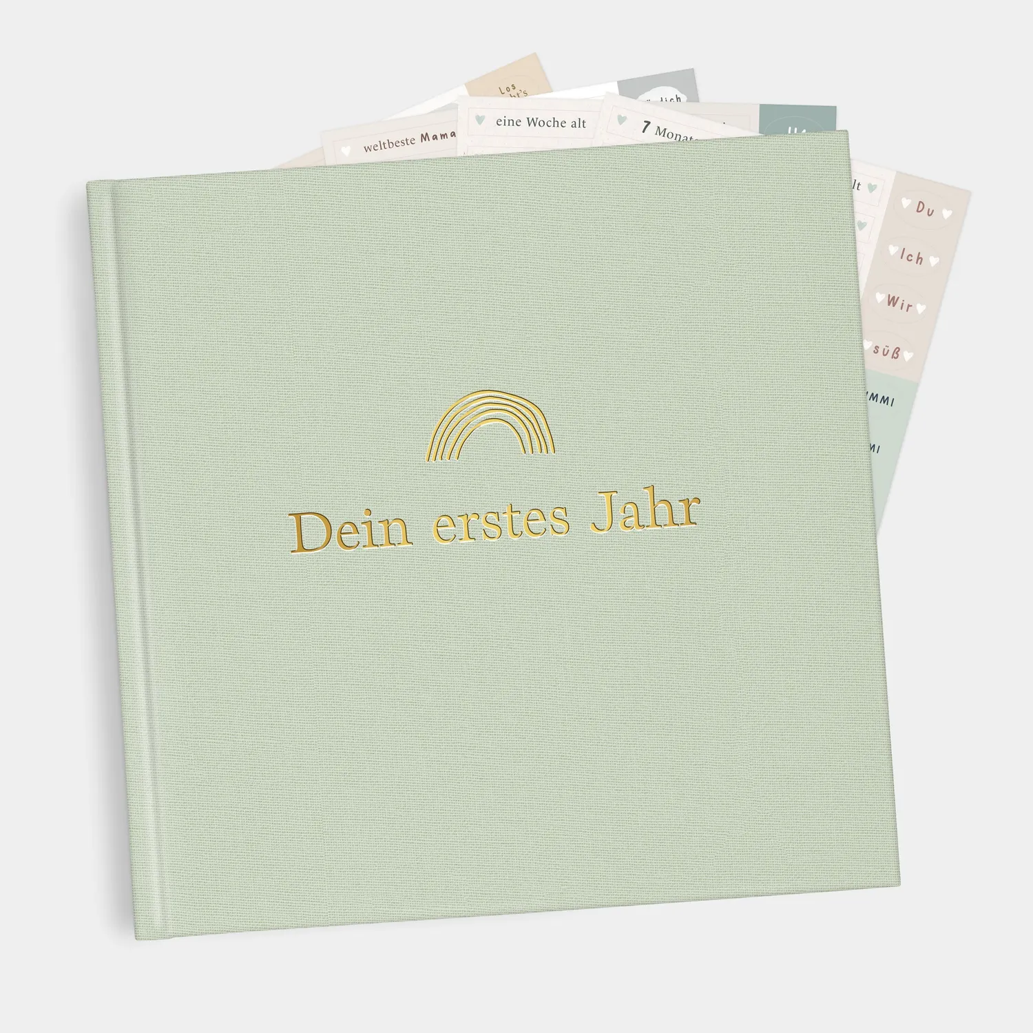 MINTKIND Mein erstes Lebensjahr Babytagebuch 176 Seiten
