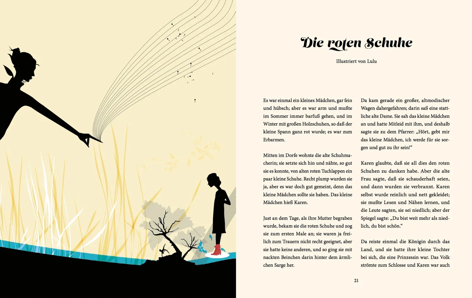 Gestalten Andersen Märchen Kinderbuch illustriert