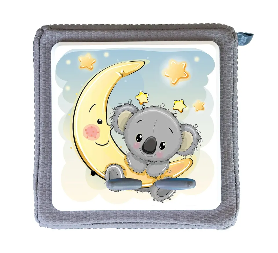 MeinBaby123 Koala mit Mond und Sternen Toniebox Schutzfolie wasserfest