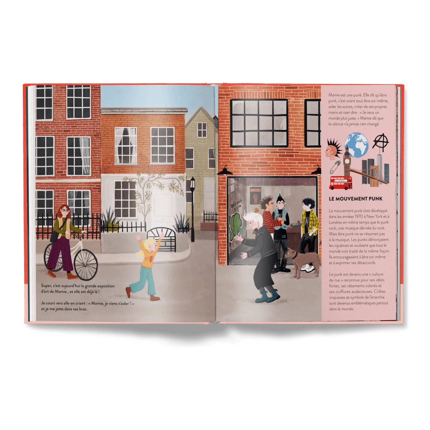 Little Gestalten Ma mamie est une punk Kinderbuch