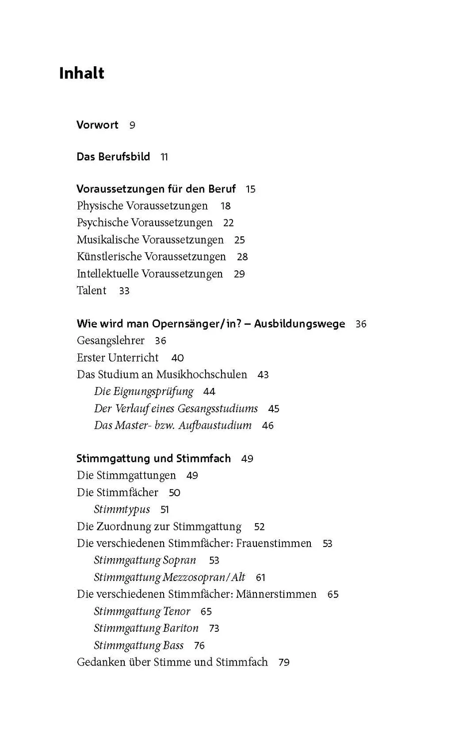 Seemann Henschel Traumberuf Opernsänger Buch Ausbildung