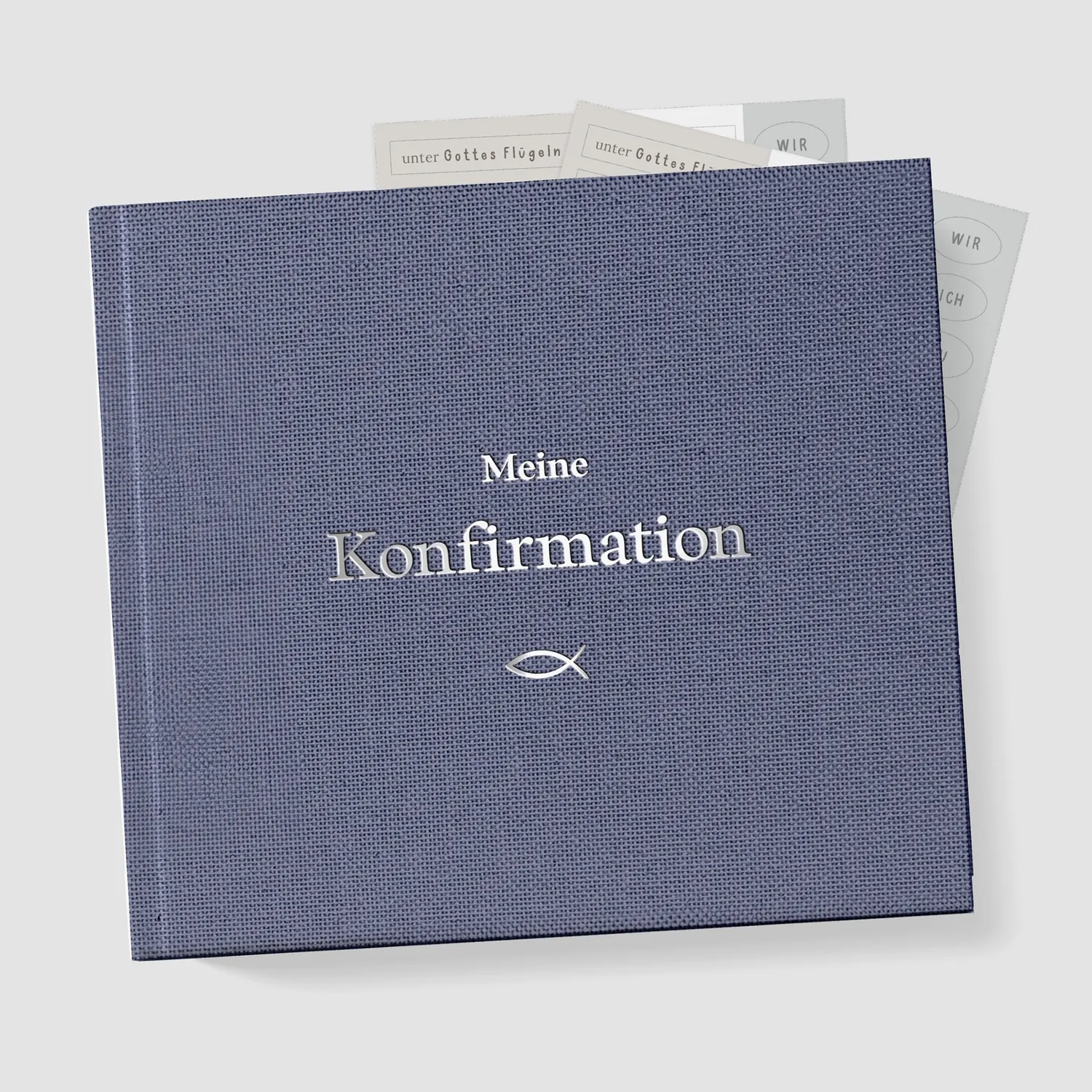 MINTKIND Meine Konfirmation Gästebuch Leinen Beige 72 Seiten