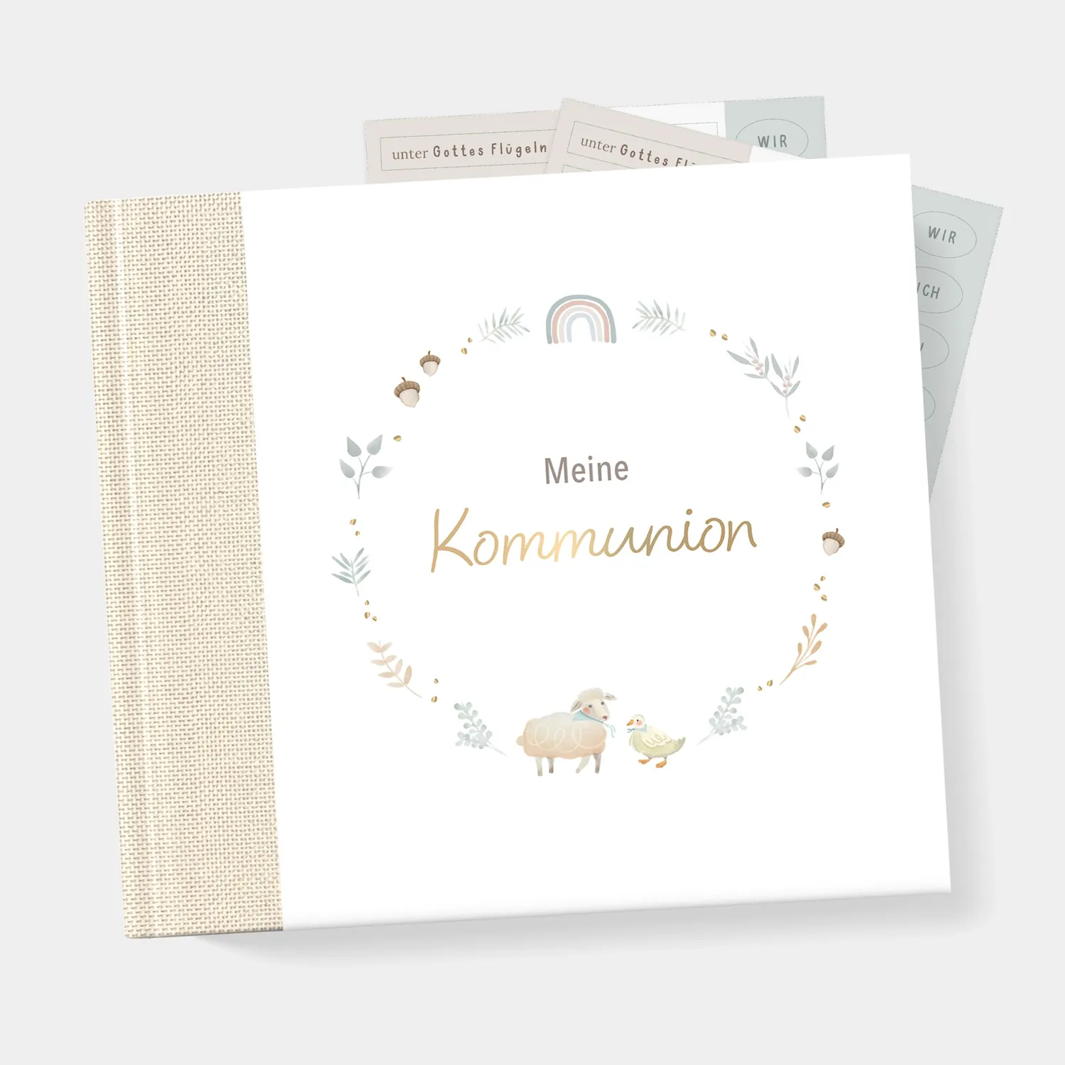 MINTKIND Meine Kommunion Gästebuch 72 Seiten Erinnerung