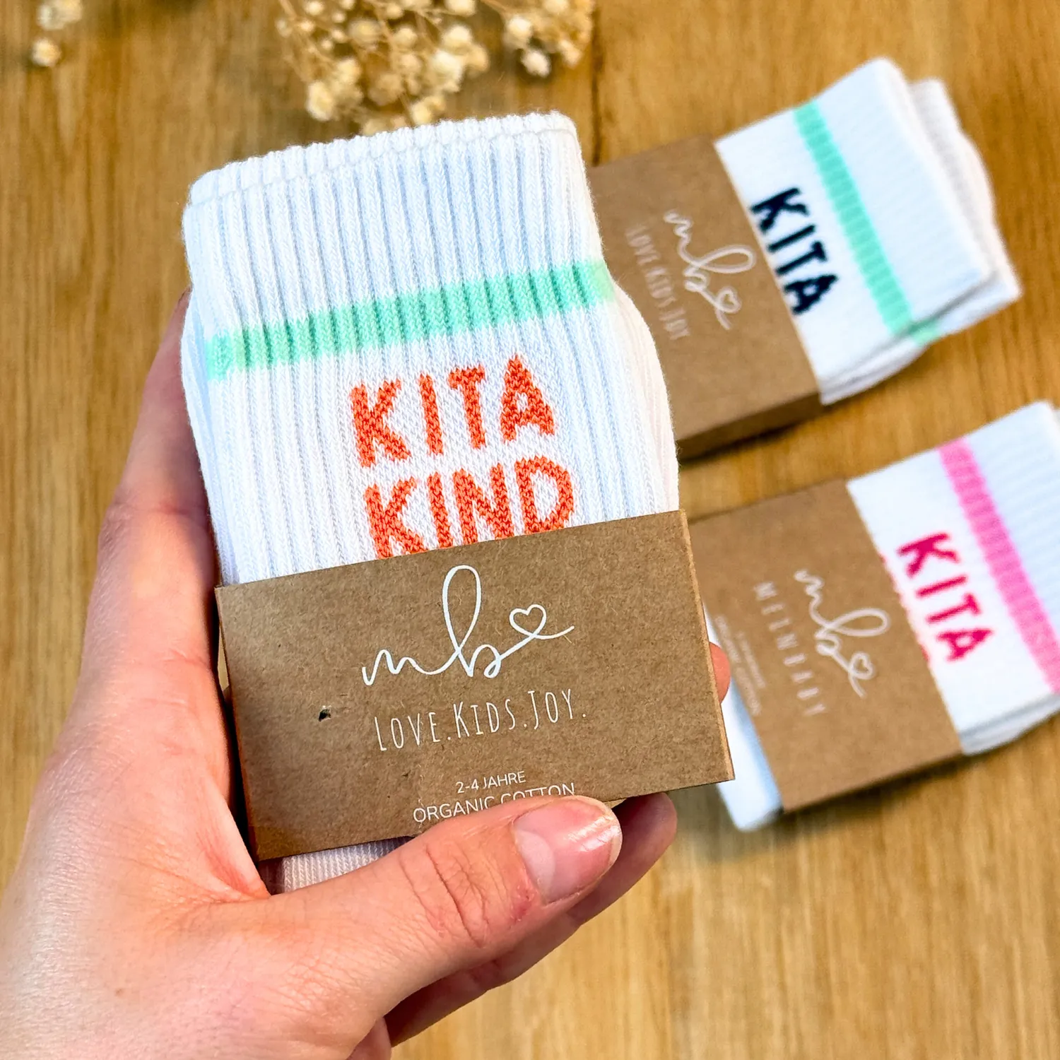 MeinBaby123 Kitakind Socken Bunt Gr. 2-4 Jahre Baumwolle