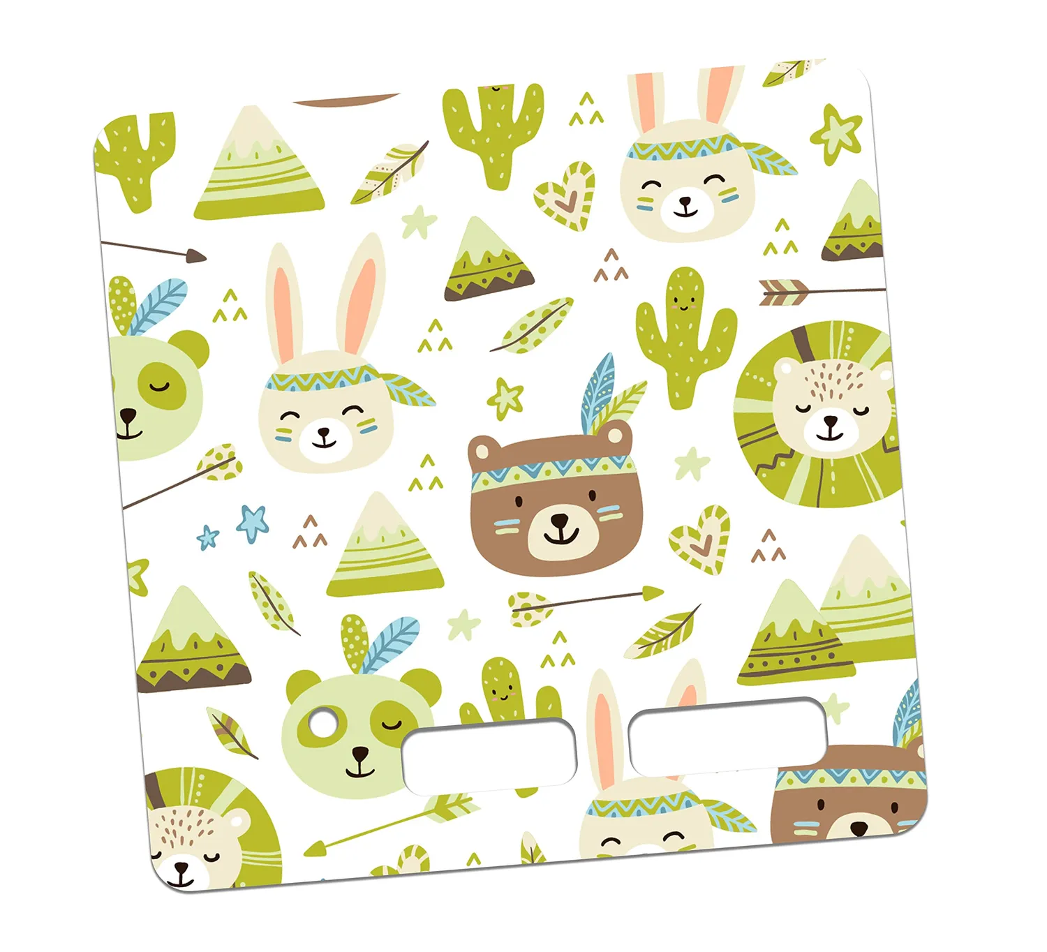 MeinBaby123 Boho Tiere Grün Toniebox Schutzfolie wasserfest